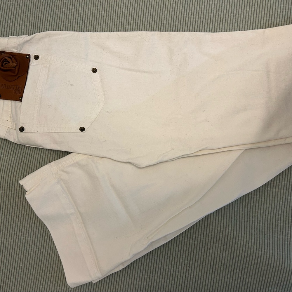 RED Valentino Cream bootcut Jeans
